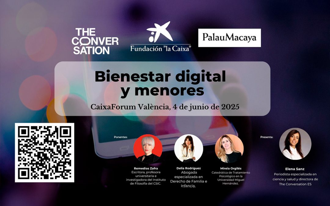 La directora del Máster Mireia Orgilés participa en Valencia en el Encuentro Bienestar Digital y Menores